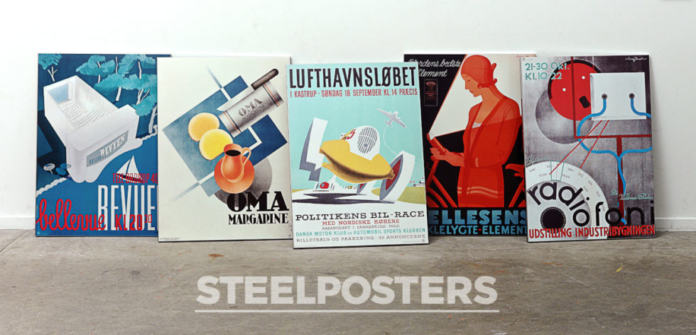 Steelposters hos Dansk Plakatkunst