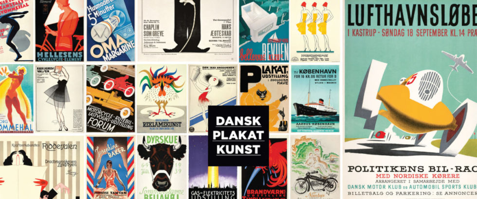 Dansk Plakatkunst Collage plakat