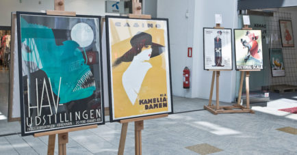 Dansk Plakatkunst på Ros Torv i Roskilde